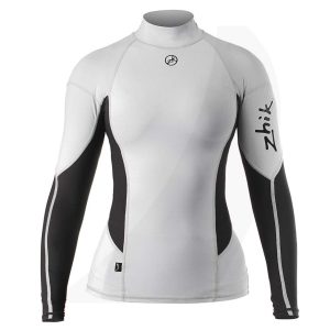 Women's Spandex Top Long Sleeve Ash